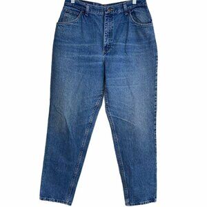 Gitano Women’s Mom Jeans 32 X 31 High Waisted Tapered Leg Blue Denim Vtg 90's